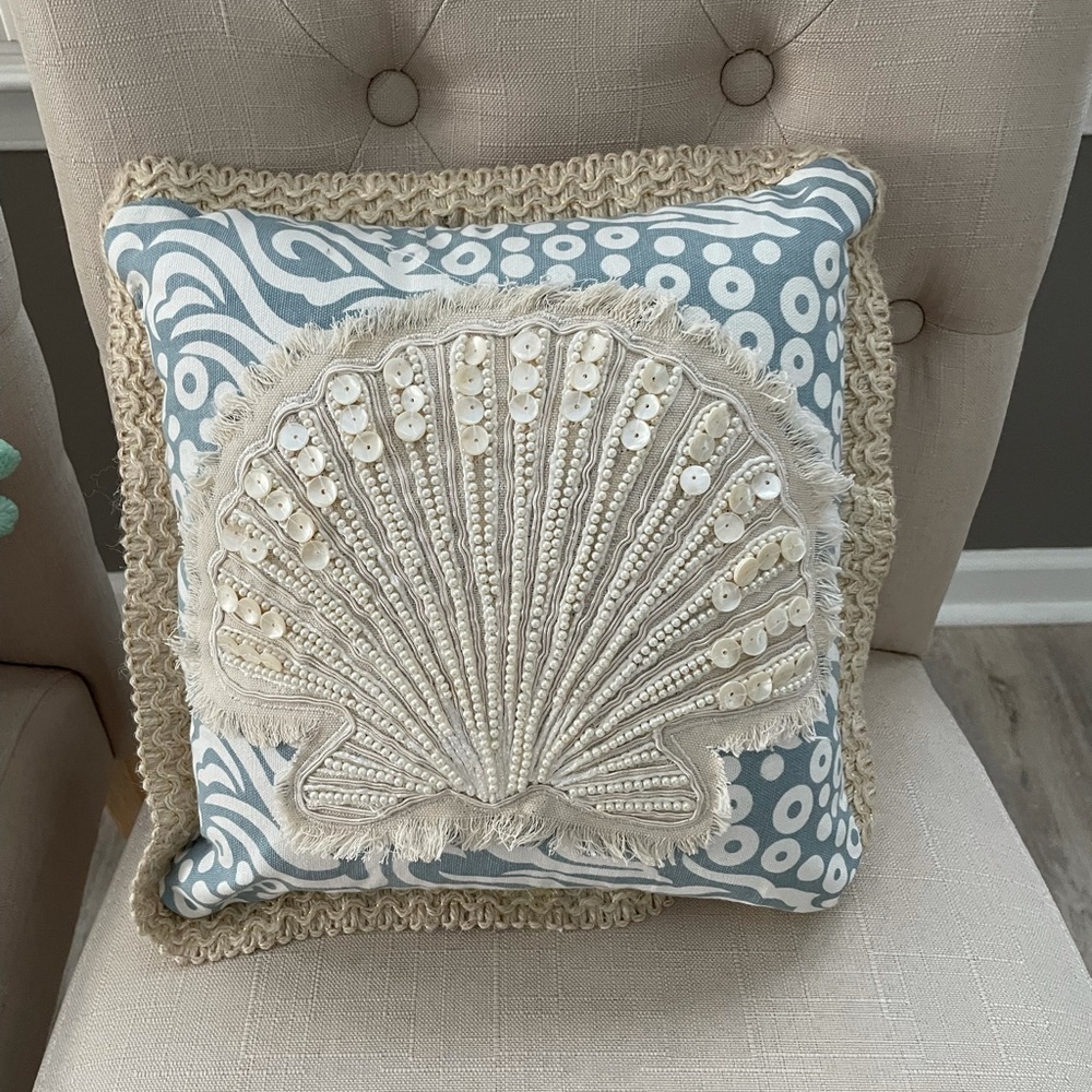 Used decorative pillow